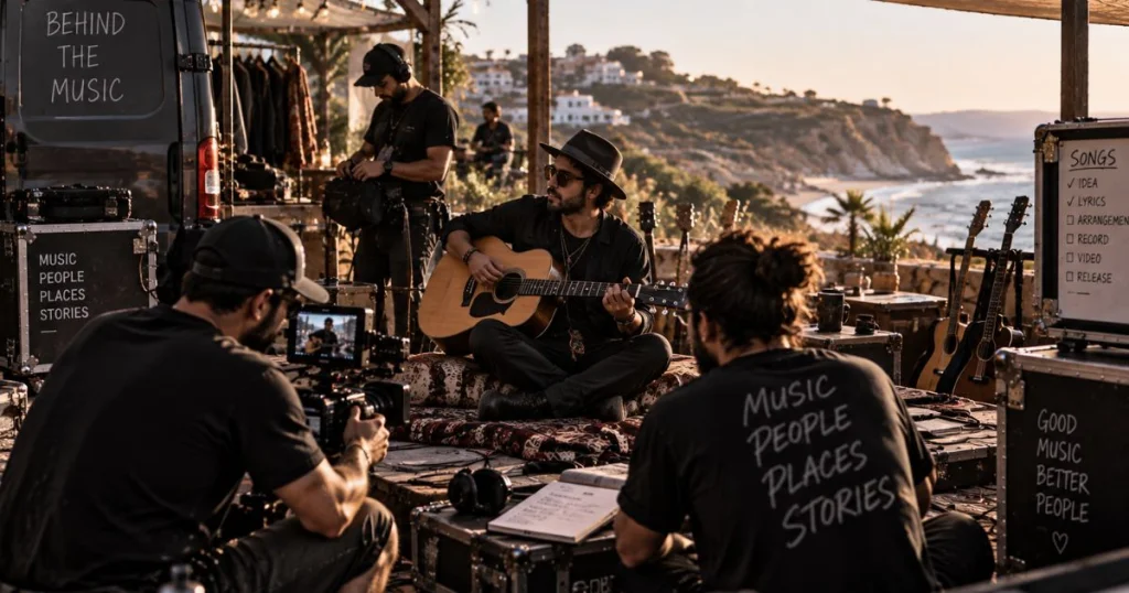 Behind the music