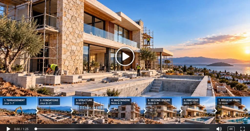 Vidéo de suivi de chantier